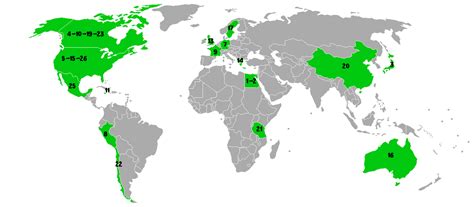 Total Drama World Tour/List of locations.